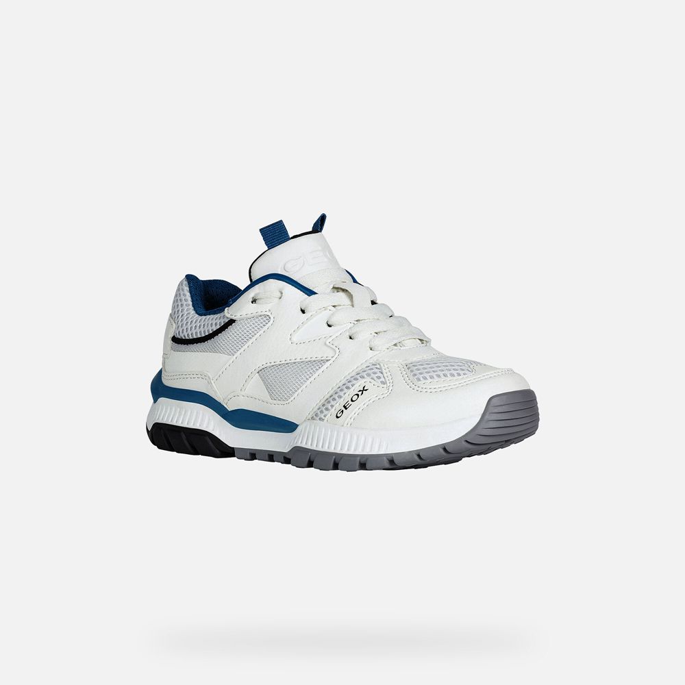 Geox Erkek Çocuk Spor Ayakkabı Beyaz - Tuono - IHB-345076